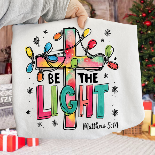 Christian Inspirational T-Shirt - Be the Light Matthew 5:14