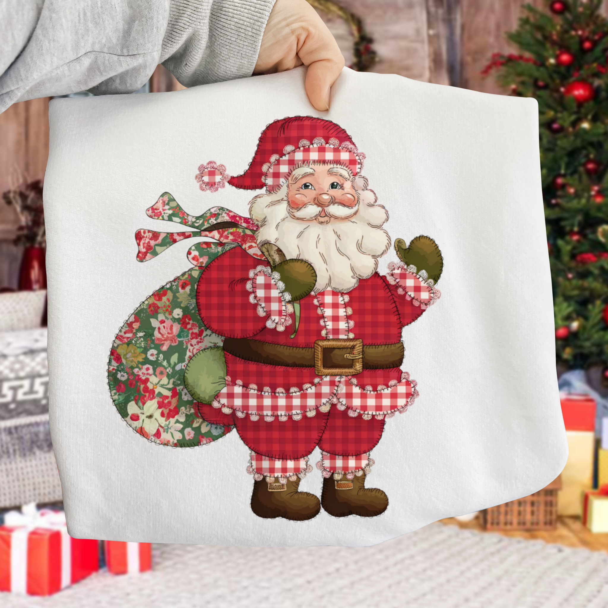 Santa Christmas DTF Transfer