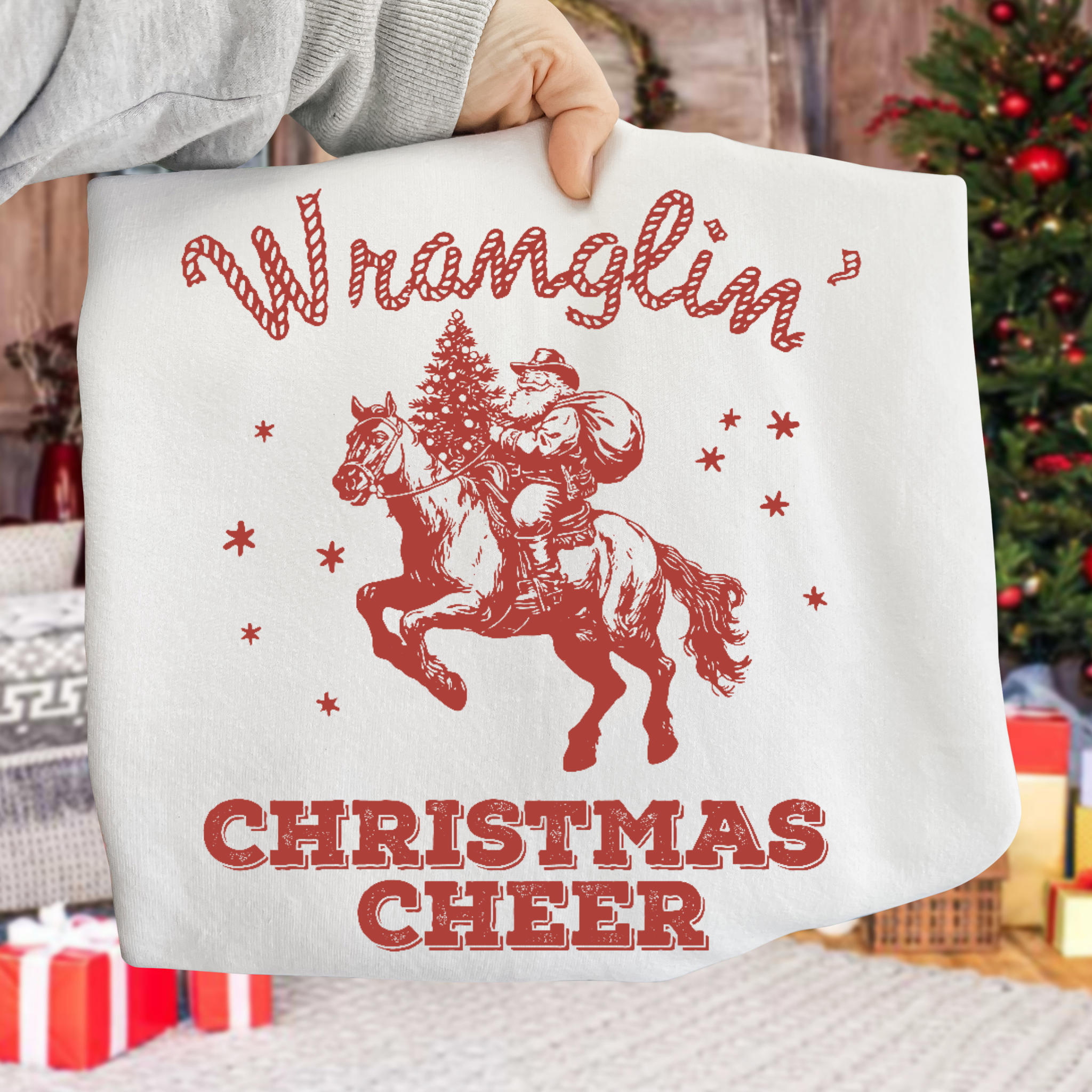 Wranglin Christmas Cheer DTF Transfer