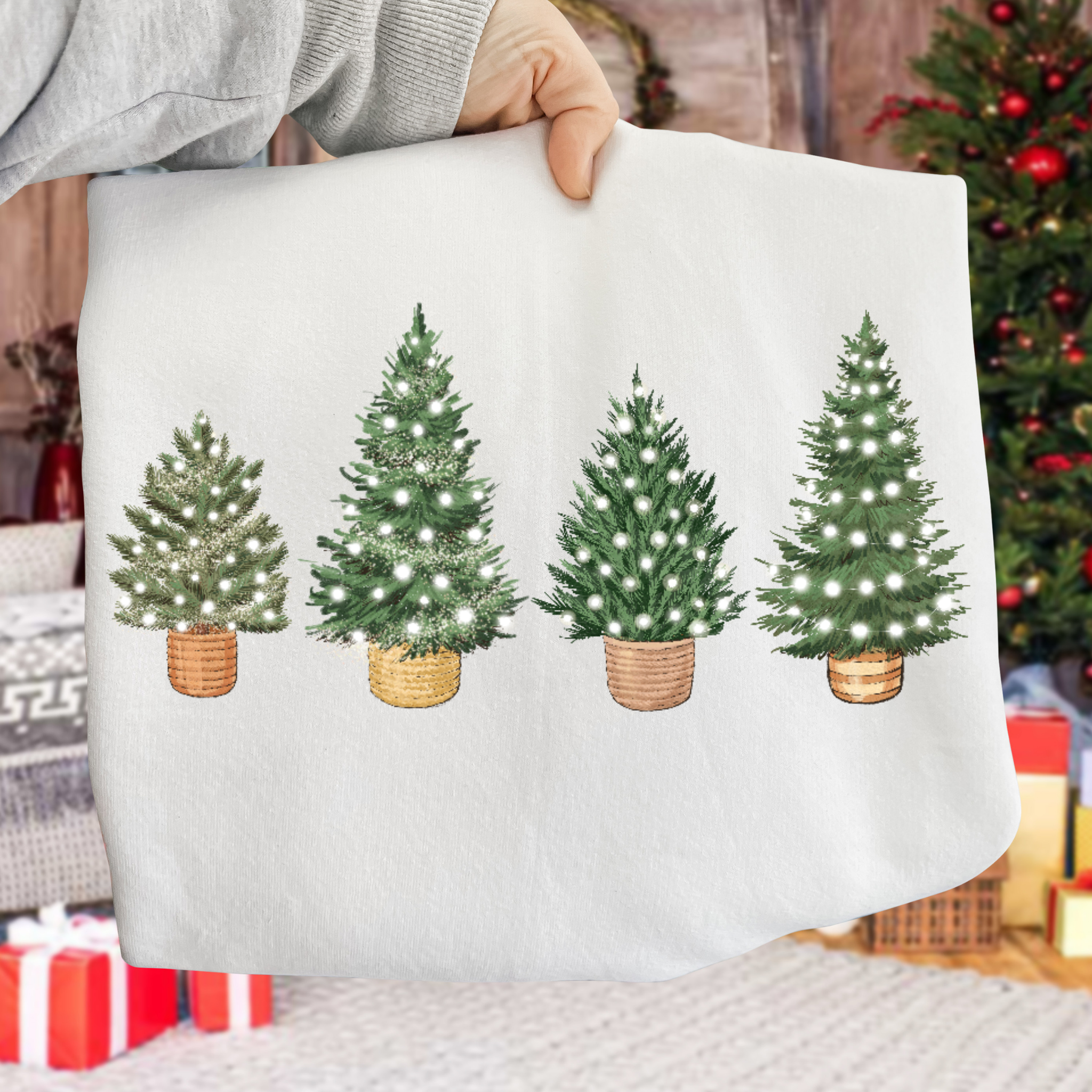 Christmas Trees DTF Transfer