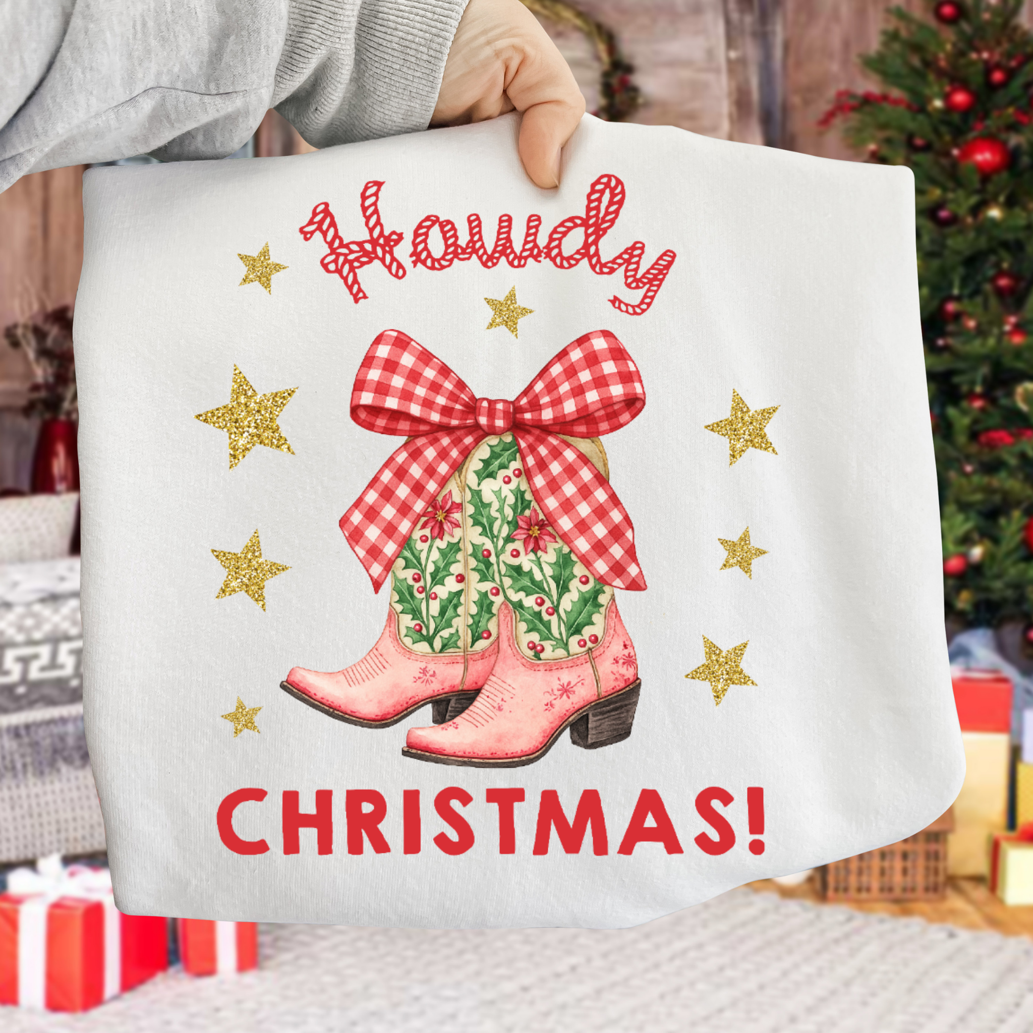Howdy Christmas DTF Transfer