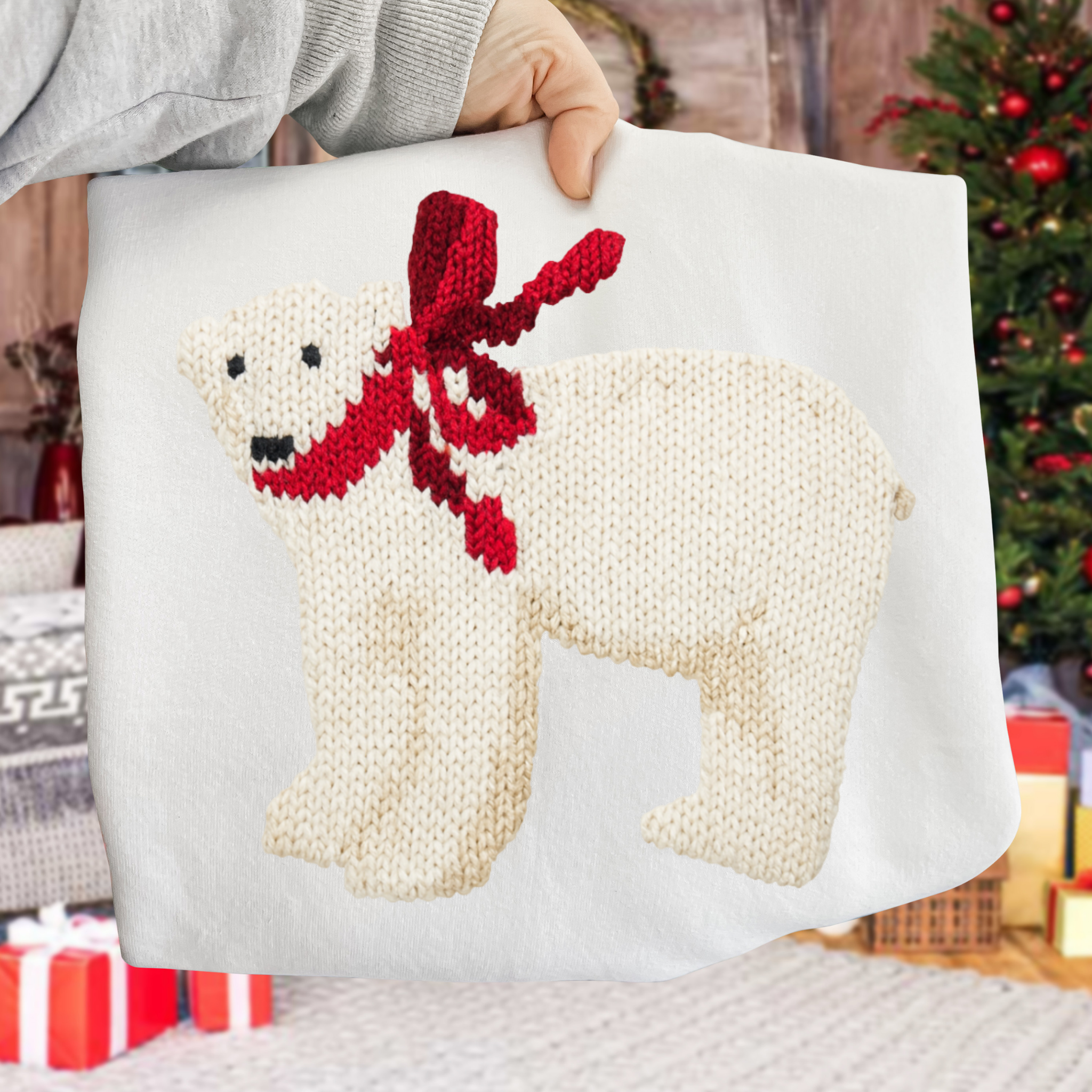 Christmas Bear DTF Transfer