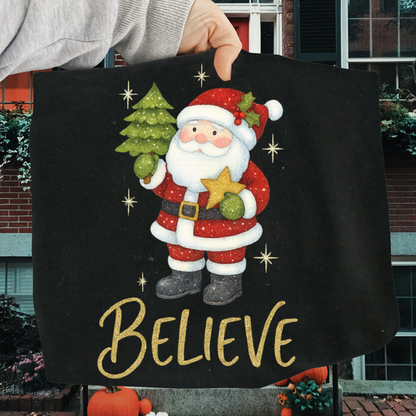 Believe Christmas DTF Transfer