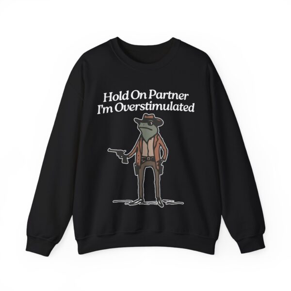 Hold On Partner Frog Sweatshirt