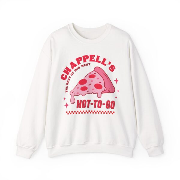Pizza Lover Sweatshirt - Chappell's Hot to Go, Funny Gift for Her