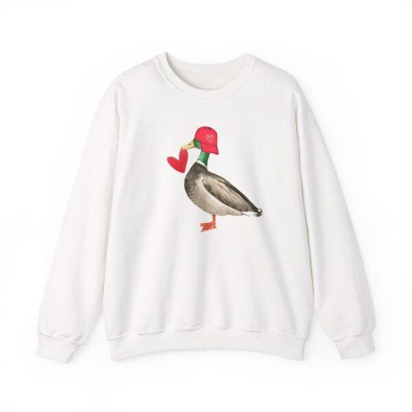 Valentine Mallard Duck Sweatshirt